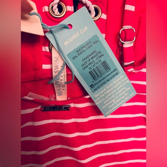 Sea Level Chamarel Lace Up Bralette One Piece Swimsuit - Picture 7 of 7